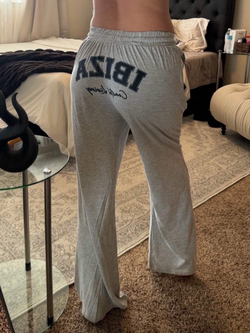 Prettylittlething Gray Track Pants